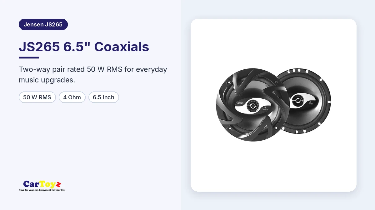 Jensen JS265 graphic: JS265 6.5