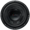 Front view of the Kenwood eXcelon KFC-XW1042 10-inch subwoofer with black polypropylene cone